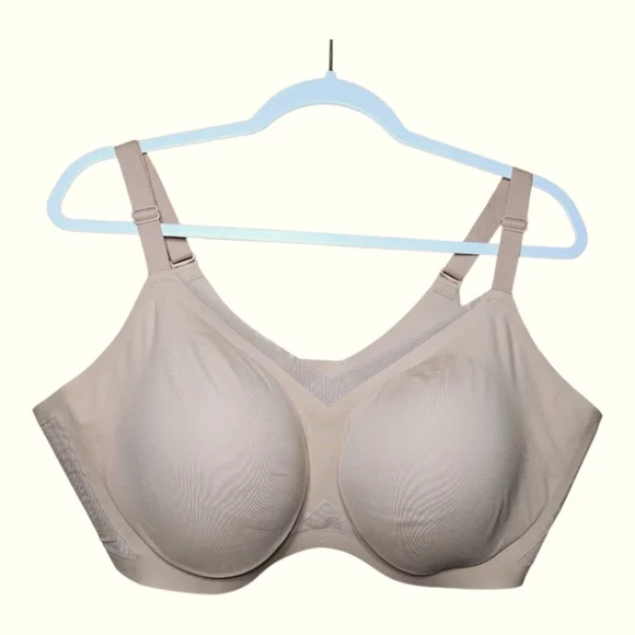 Honeylove Crossover Wireless Sports Bra Smoothing Sand Tan Brown Plus Size 3X - Picture 1 of 6
